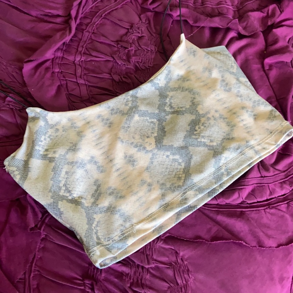 Snake skin top